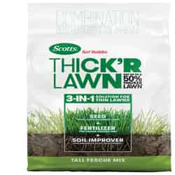 Scotts Turf Builder Thick&#39;R Lawn Tall Fescue Grass Fertilizer, Seed &amp; Soil Improver 12 lb
