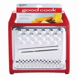 Good Cook Red Stainless Steel Cheese Grater