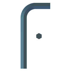 Eklind Tool 3/32 SAE Long Arm Hex L-Key 1 pc. 3.38 in.