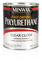 Minwax Gloss Clear Fast-Drying Polyurethane 1 qt