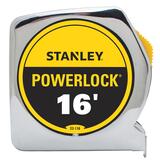 Stanley PowerLock 16 ft. L x 0.75 in. W Tape Measure Silver 1 pk