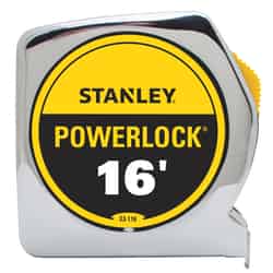Stanley PowerLock 16 ft. L x 0.75 in. W Tape Measure Silver 1 pk