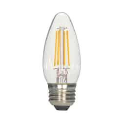 Satco LED Filament C11 E26 (Medium) LED Bulb Warm White 40 Watt Equivalence 1 pk