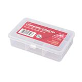 Ace 4-1/2 in. L x 2-3/4 in. W x 1-1/4 in. H Tool Storage Bin Plastic 6 compartment Clear