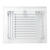 Deflect-O Jordan 10 in. H x 8 in. W 3-Way White Plastic Ceiling Register