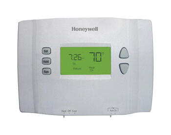 Honeywell Heating and Cooling Push Buttons Programmable Thermostat