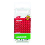 Ace 1/8 1/8 L Silver Aluminum 25 pk Rivets