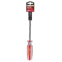 Ace 6 in. Slotted 1/4 Screwdriver Steel Black 1