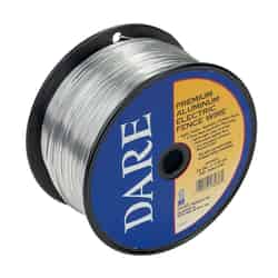 Dare Products Electric-Powered Electric Fence Wire Silver 1320 ft