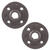 Pipe Decor No FPT 1-1/4 in. L Gray Malleable Iron Flange 1/2 in.