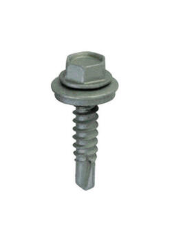 ITW Teks No. 12 x 2 in. L Self-Tapping Hex Washer Self- Drilling Screws 50 Steel