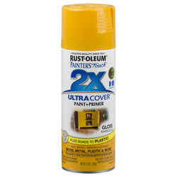 Rust-Oleum Painter's Touch 2X Ultra Cover Gloss Marigold Spray Paint 12 oz