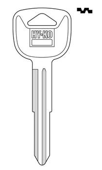 Hy-Ko Automotive Key Blank EZ# KK3 Double sided For Fits 2006 And Older Ignitions