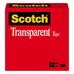 Scotch 1/2 in. W x 1/2 in. W x 2592 in. L x 2592 in. L Tape Clear