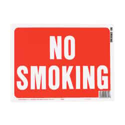 Hy-Ko English 9 in. H x 12 in. W No Smoking Sign Plastic