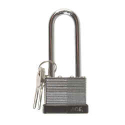 Ace 1.313 in. H x 1-1/2 in. L x 1-9/16 in. W Double Locking Padlock 1 pk Keyed Alike Steel