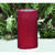 Inglow No Scent Red Pillar Candle 7 in. H x 3 in. Dia.