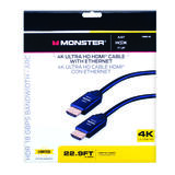 Monster Cable Just Hook It Up 22.9 ft. L High Speed HDMI Cable with Ethernet HDMI