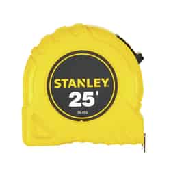 Stanley 1 in. W x 25 ft. L Tape Rule 1 pk Yellow