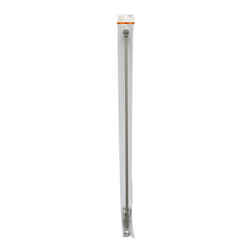 Kenney Brass Champagne Silver Curtain Rod 86 in. L