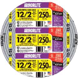 Southwire ARMORLITE 250 ft. 12/2 Solid Aluminum Armored MC Cable