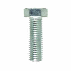 HILLMAN 5/8 in. Dia. x 2 in. L Zinc Plated Steel Hex Bolt 25 box