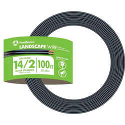 Southwire 100 ft. 14/2 Stranded Landscape Low Voltage Cable Outdoor Black