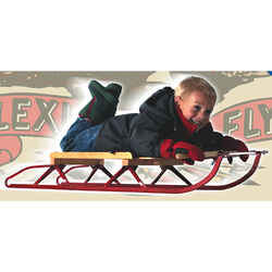 Flexible Flyer Steel Runner Sled Wood Sled 48 in.