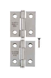 Ace .95 in. W x 1-1/2 in. L Stainless Steel Steel Narrow Hinge 2 pk