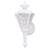 Westinghouse Semi-Gloss White Incandescent Wall Lantern