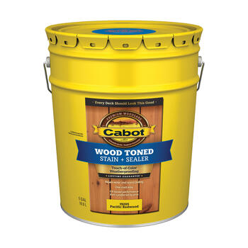 Cabot Transparent Pacific Redwood Oil-Based Penetrating Oil Deck and Siding Stain 5 gal