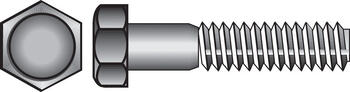 HILLMAN 5/16 in. Dia. x 3 in. L Zinc Plated Steel Hex Bolt 100 box