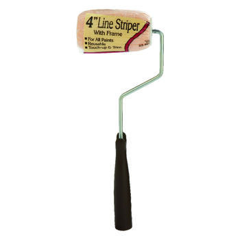 Linzer Line Stiper 4 in. W Trim Paint Roller Frame and Cover Threaded End