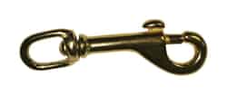 Baron 3/8 in. Dia. x 3 in. L Polished Bronze Bolt Snap 80 lb.