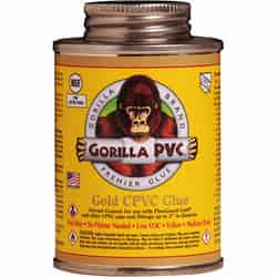 Gorilla PVC Gold Yellow Primer and Cement For CPVC 16 oz
