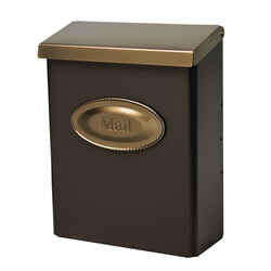 Gibraltar Mailboxes Galvanized Steel Wall-Mounted 12-1/2 in. H x 12-1/2 in. H x 9-3/4 in. L x 4-1