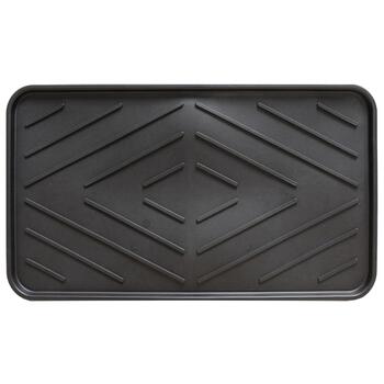 Multy Home Black Polypropylene Boot Tray 14 in. L x 25 in. W