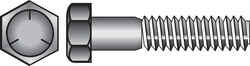 HILLMAN 5/8 in. Dia. x 1-1/2 in. L Heat Treated Zinc Steel Hex Head Cap Screw 25 box