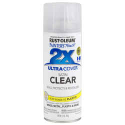 Rust-Oleum Painter's Touch Ultra Cover Satin Clear 12 oz. Spray Paint