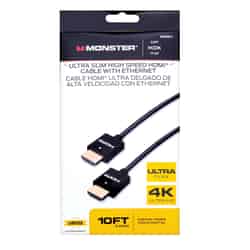 Monster Cable Just Hook It Up 10 ft. L High Speed Cable with Ethernet HDMI