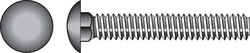 HILLMAN 1/2 Dia. x 3-1/2 in. L Hot Dipped Galvanized Steel Carriage Bolt 25 pk