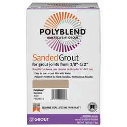 Custom Building Products Polyblend Indoor and Outdoor Haystack Grout 7 lb