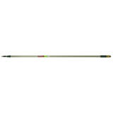 Wooster Sherlock Telescoping 6-12 ft. L X 1 in. D Aluminum Extension Pole Black/White