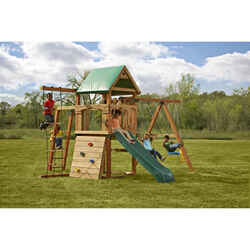 Swing-N-Slide Trekker Wood Swing Set