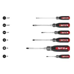 Milwaukee 6 pc Phillips/Slotted Screwdriver Set