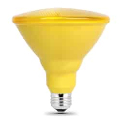 Feit Electric PAR38 E26 (Medium) LED Bulb Yellow 90 Watt Equivalence 1 pk