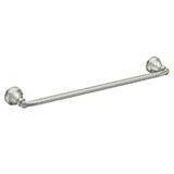 Moen Hilliard Brushed Nickel Towel Bar 24 in. L Metal