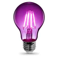 Feit Electric Filament A19 E26 (Medium) LED Bulb Purple 30 Watt Equivalence 1 pk