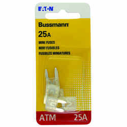 Bussmann 25 amps ATM Mini Automotive Fuse 5 pk