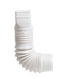 Flex-A-Spout 3.75 in. H X 3.75 in. W X 9 in. L White Plastic Flexible Downspout Extension